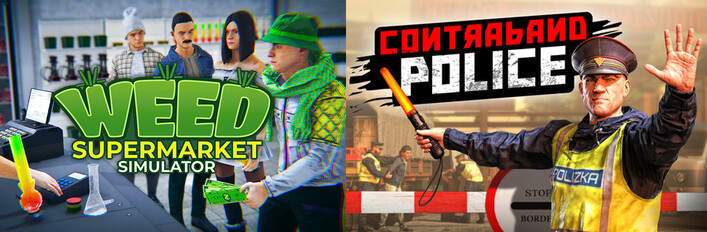 Weed Supermarket Simulator x Contraband Police