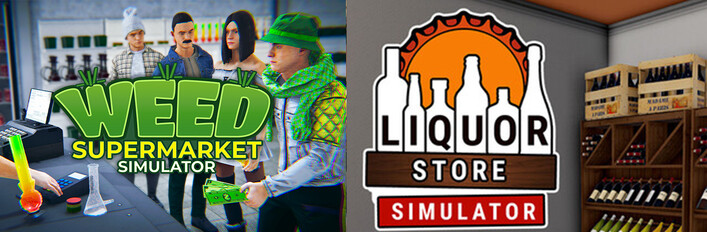 Weed Supermarket Simulator x Liquor Store Simulator