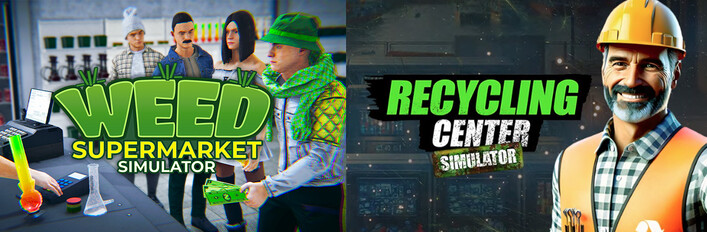 Weed Supermarket Simulator x Recycling Center Simulator