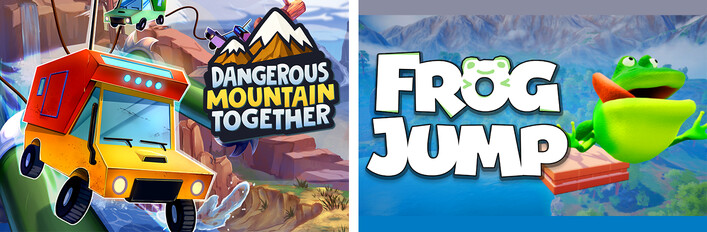 Frog Jump & Dangerous Mountain Together