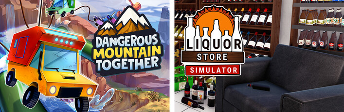 Liquor Store Simulator & Dangerous Mountain Together