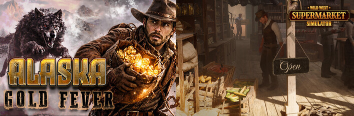Wild West Supermarket Simulator & Alaska Gold Fever