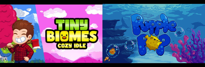 Pupple Pop X Tiny Biomes: Cozy Idle