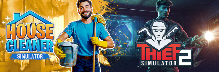 House Cleaner Simulator and Thief Simulator 2