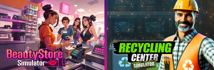 Beauty Store x Recycling Center Simulator