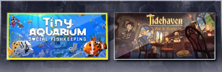 Tiny Aquarium: Social Fishkeeping & Tidehaven: Ale & Trade