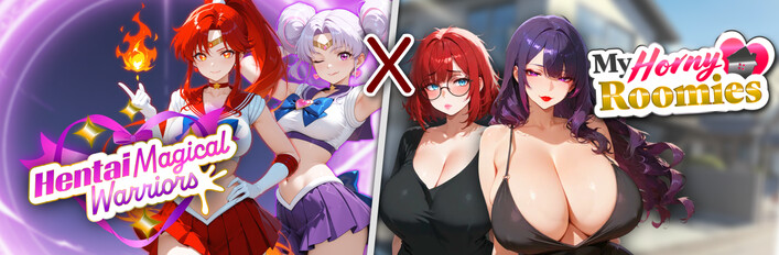 Hentai Magical Warriors x My Horny Roomies