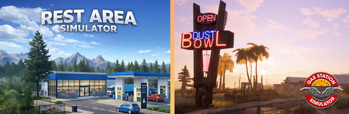 Rest Area Simulator x Gas Station Simulator