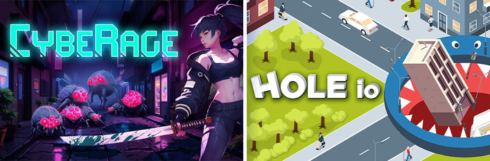 CybeRage + Hole io