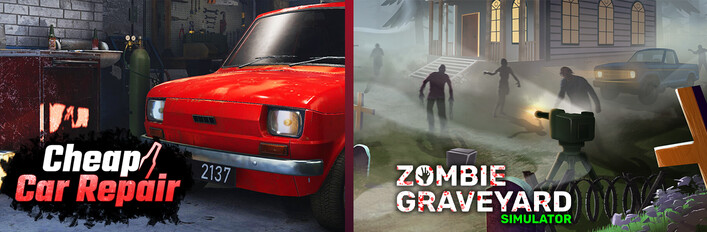 Cheap Car Repair x Zombie Graveyard Simulator