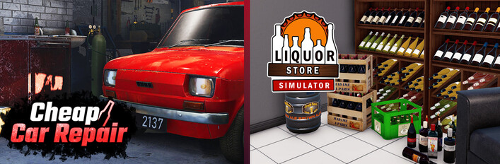 Cheap Car Repair x Liquor Store Simulator
