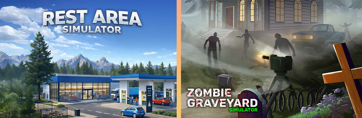 Rest Area With Zombie Graveyard