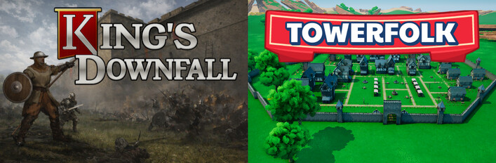 King's Downfall × Towerfolk: Medieval Base Defense