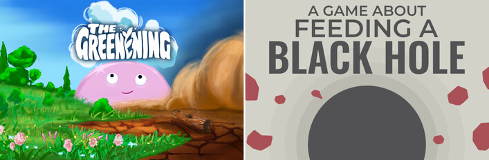 The Greenening x A Game About Feeding A Black Hole
