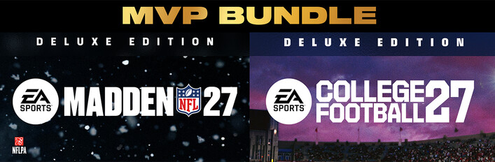 EA SPORTS™ MVP Bundle (College Football 27 Deluxe Edition ja Madden NFL 27 Deluxe Edition)