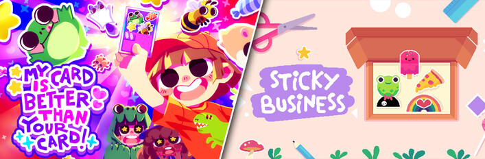 My Card Is Better Than Your Card! + Sticky Business