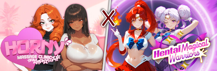 Horny Massage Clinic x Hentai Magical Warrioris