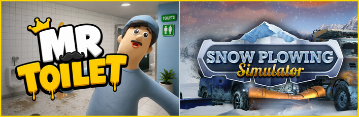 Mr Toilet x Snow Plowing Simulator