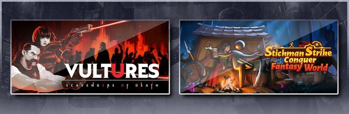 Vultures - Scavengers of Death & Stickman Strikes: Conquer Fantasy World