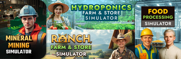 Mineral Mining x Food Processing x Ranch Farm x Hydroponics