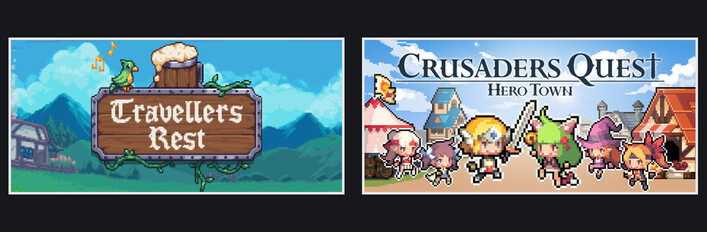 Travellers Rest + Crusaders Quest : Hero Town