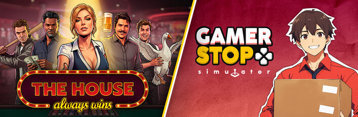 The House Always Wins x Gamer Stop Simulator