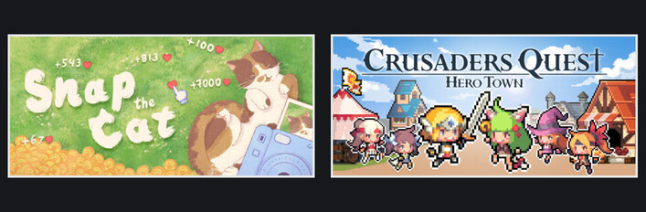 Snap the Cat + Crusaders Quest : Hero Town