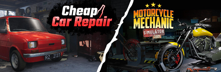 Cheap Car Repair and Motorcycle Mechanic Simulator