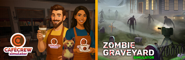 Cafe Crew x Zombie Graveyard Simulator