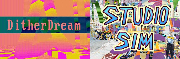 Studio Sim 🎨 + DitherDream ▓▒░
