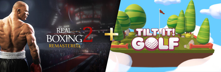 Tilt It! Golf + Real Boxing 2: Remastered