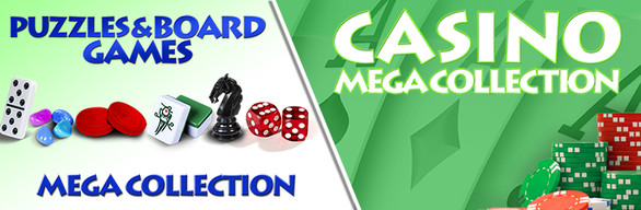 Puzzles, Board Games, and Casino Mega Pack
