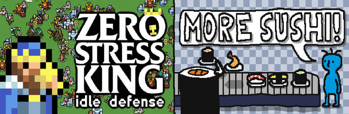 Zero Stress King: Idle Defense + More Sushi!
