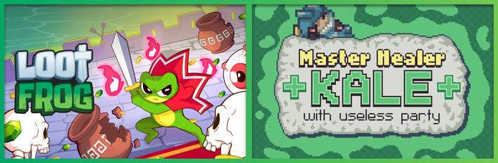 Loot Frog + Master Healer Kale with useless party