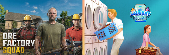 Ore Factory x Laundry Store Simulator