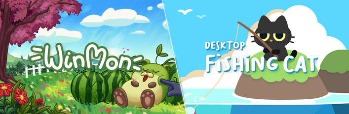 Desktop Fishing Cat
