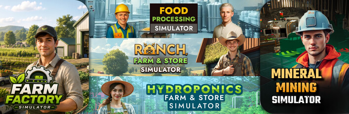 Farm Factory x Mineral Mining x Food Processing x Ranch Farm x Hydroponics