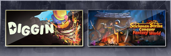Diggin & Stickman Strikes: Conquer Fantasy World