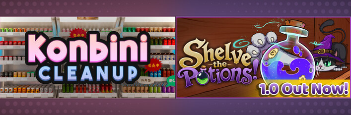 Shelve the Potions! x Konbini Cleanup