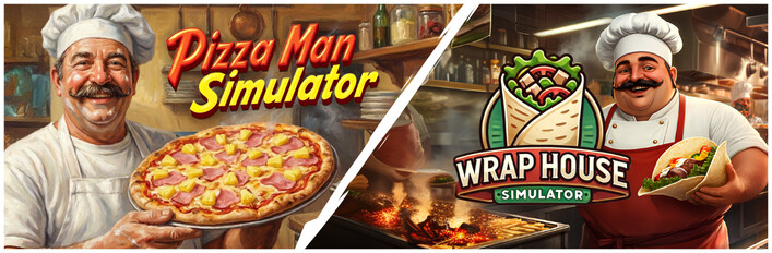 Pizza Man Simulator and Wrap