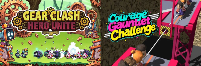 ⚙️Gear Clash: Hero Unite x🏃‍➡Courage Gauntlet Challenge