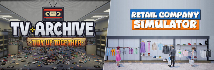 TV Archive Tidy Up Together - Retail Company Simulator
