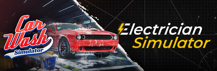 Car Wash Simulator x Electrician Simulator