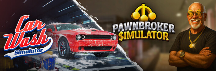 Car Wash Simulator x Pawnbroker SImulator
