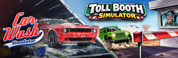 Car Wash Simulator x Toll Booth Simulator