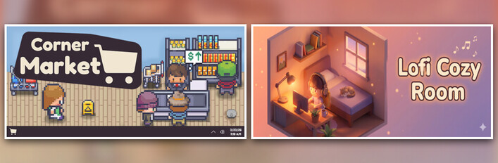 Corner Market & Lofi Cozy Room