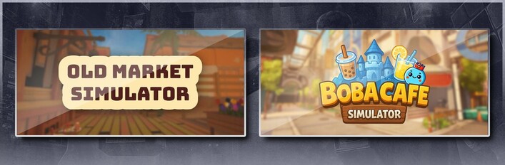 Boba Cafe Simulator & Old Market Simulator