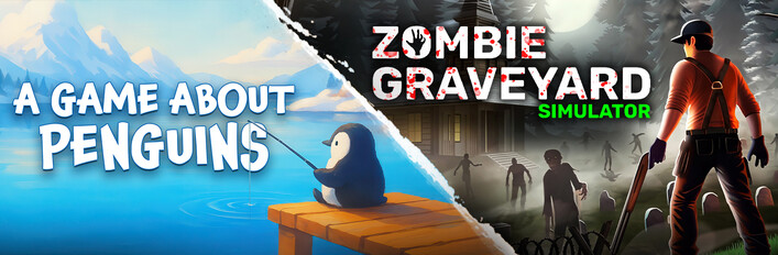 Penguins x Zombie Graveyard Simulator