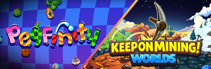 Pegfinity x Keep on Mining! - Worlds