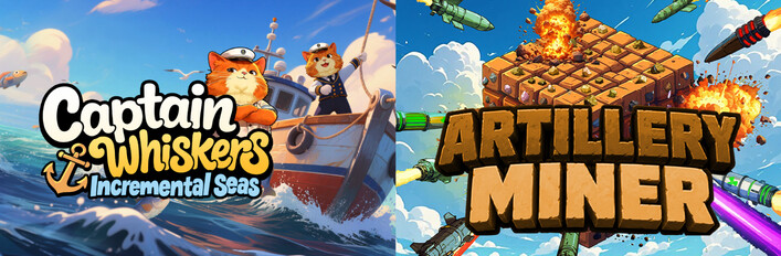 ⚓️Captain Whiskers: Incremental Seas + Artillery Miner🚀
